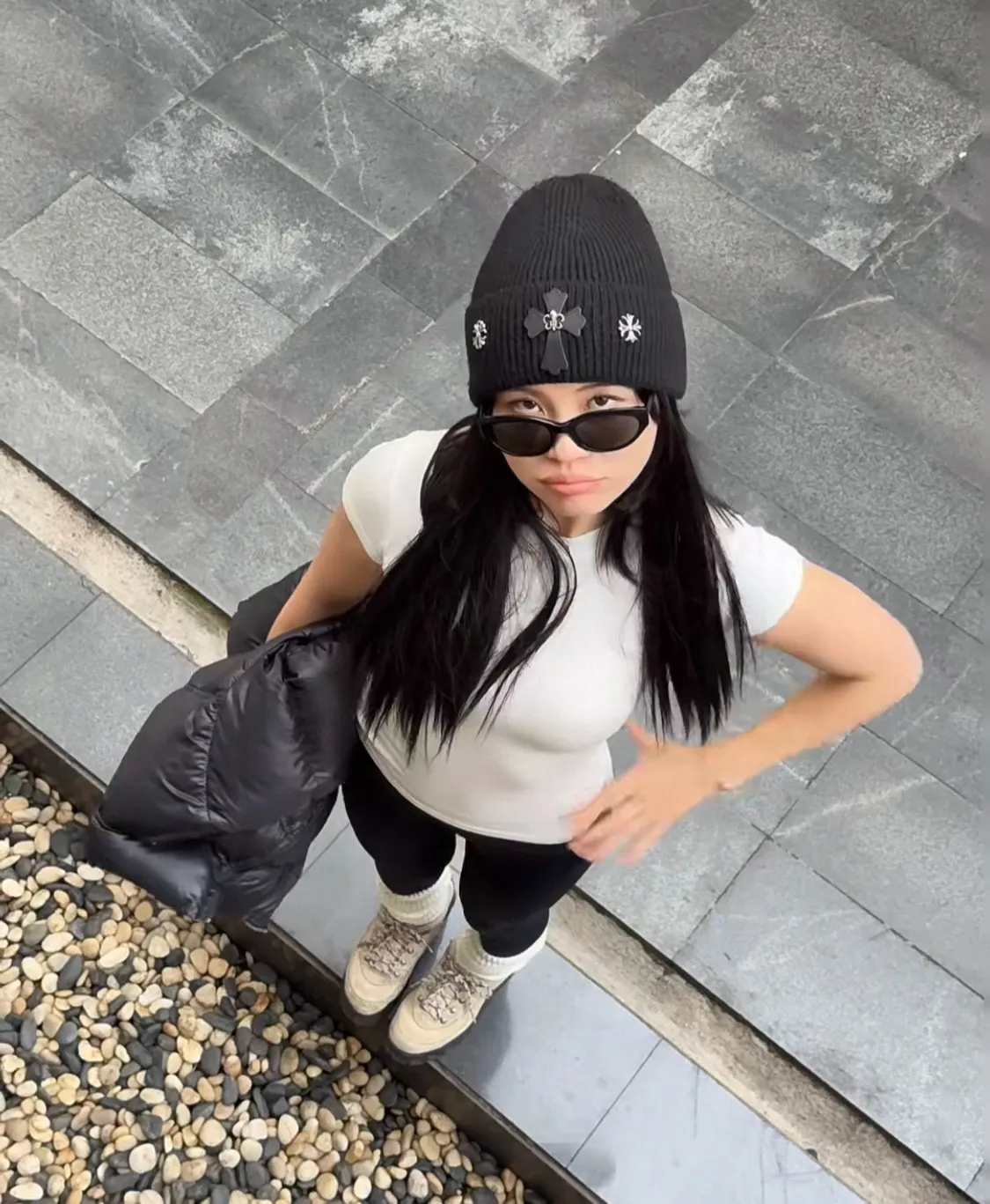 High quality Crow Heart Beanie